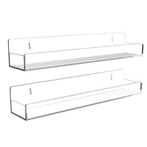 Lot de 2 supports pliables en acrylique transparent de 15 pouces pour gâteaux, <span class=keywords><strong>organisateur</strong></span> de rangement de comptoir pour <span class=keywords><strong>épices</strong></span> de cuisine - Product Image 1