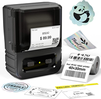 Machine à étiquettes portable M102, imprimante thermique de codes-barres 203 DPI, impression de logos, prix compétitif, plastique pour le bureau