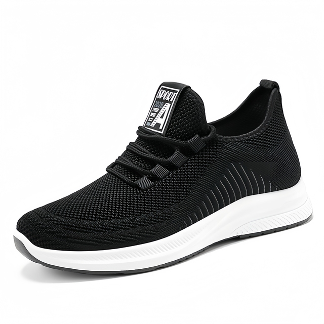 Men's Casual Sneakers Breathable Knit Running Shoes Non slip Tennis Sports Shoes Men's Casual Sneakers Wholesale