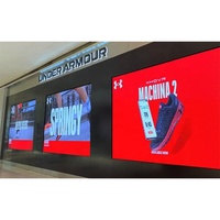 Modul Led 320x160mm dalam ruangan 30 buah Per kotak modul LED P1.86 layar Led untuk iklan mal belanja