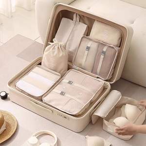 Organizador de Ropa Cotton Way, Bolsa de Almacenamiento de Viaje, Rectangular de 30x21x10cm, 100% Algodón, para Viajes - Product Image 4