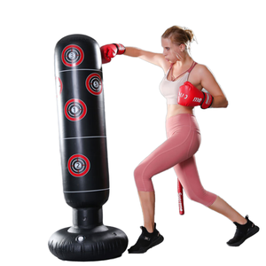 Saco de Boxeo Inflable de PVC Ecológico y Duradero, Impermeable y Ligero para Aliviar el Estrés y Entrenamiento Físico, 155 cm - Product Image 5