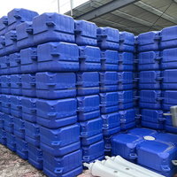 Plateforme modulaire flottante en HDPE marin, ponton en plastique, quai pour bateau, ponton flottant à structure en acier