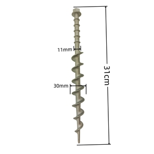 57809l # Kích thước lớn nhôm vít Helix <span class=keywords><strong>PEG</strong></span> cứng mặt đất vít chủ đề Lều Cổ Phần <span class=keywords><strong>PEG</strong></span> - Product Image 2