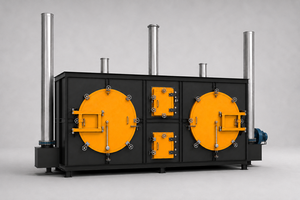 Horno de Carbonización Horizontal Libre de Contaminación, Máquina para Hacer Carbón Vegetal con Cáscara de Coco, Equipo de Carbonización de Madera 3 - Product Image 2