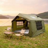 Tente de luxe Oxford imperméable quatre saisons, double couche, gonflable, une chambre, ouverture automatique rapide, durable, installation facile