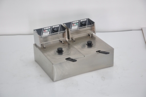 Freidora Eléctrica Comercial de Doble Tanque 6L+6L para Patatas Fritas y Pollo Frito, Modelo 2026, Gran Venta para el Hogar - Product Image 4