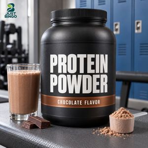 Fabrication OEM de poudre de supplément protéiné halal avec options d'étiquettes et d'emballages personnalisés pour les marques de nutrition - Product Image 1