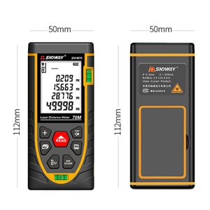 SW-M50 50M 10배율 7필드 뷰를 갖춘 휴대용 레이저 거리측정기 빌드 미터 디바이스 룰러 트레나 - Product Image 4