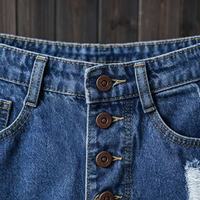 Shorts en jean décontractés et tendance pour femme, doublés, à jambe ouverte, grande taille, respirants et sexy, pour l'été