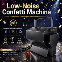 Machine à confettis électrique DMX en gros pour mariages, fêtes, spectacles DJ, scènes et festivals
