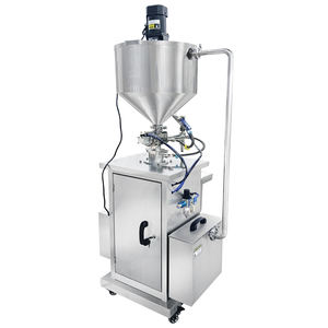 Pneumatic <span class=keywords><strong>Foundation</strong></span> Paste Cream Ointment Mesin Pengisi Cair Semi Otomatis untuk Kosmetik dengan Pemanasan - Product Image 2