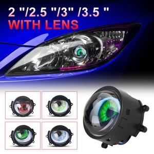 Nouveau design tendance, phares à LED bi-xénon de 2,5 pouces et 3 pouces, yeux de démon, système d'éclairage automobile - Product Image 5