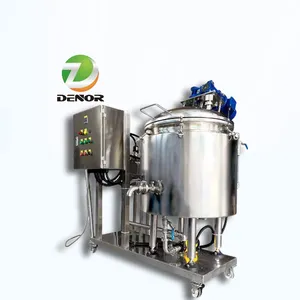 Single Layer Chemical Blending Mixer Stainless Steel 500 Liter Liquid Soap Mixing Tank with Explosion-Proof Motor and Agitator