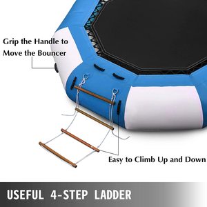 Funworldsport cổ điển ngoài trời <span class=keywords><strong>Inflatable</strong></span> nước Trampoline vòng lớn Trampoline - Product Image 3