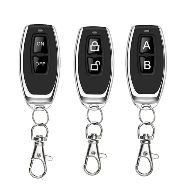 RF Wireless Remote Control 433MHZ  1527 Learning Code 2-key Remote Control