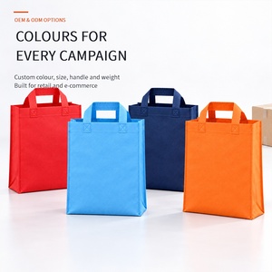 Bolsa de compras no tejida al por mayor con esquinas soldadas para caja de farmacia, servicio de impresión personalizada para mayoristas - Product Image 5