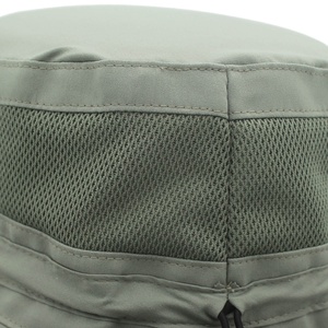 หมวกบักเก็ตปีกกว้างกันแดดสไตล์ Unisex ผ้าเทอร์รี่คอตตอน 100% กันน้ำ ระบายอากาศได้ดี เหมาะสำหรับใส่ลำลอง เดินทางท่องเที่ยวกลางแจ้ง - Product Image 5