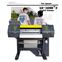 Imprimante DTF DOMSEM A2 I32 62cm, ensemble tout-en-un automatique, nouvelle encre textile CMYK+W, système d'alimentation en encre CISS, garantie de 2 ans