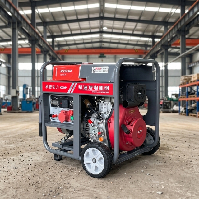 Portable AC Generator 220V/380V Single-Phase 3KW-12KW Wholesale