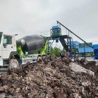 Aimix 50 M3/H Usine de mélange de béton en lots secs prêts à l'emploi