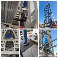 Système de stationnement vertical rotatif Tabitha, version berline, construction en acier, capacité de charge de 2000 kg pour 8 à 20 voitures, parking pour voitures
