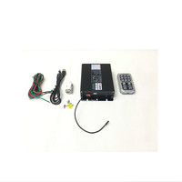 Sirène d'alarme de voiture 200W 2 voies en fer 12V DC avec télécommande électronique sans fil 200-4500Hz Universel CN GUA