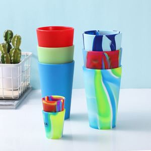 <b>Hot</b> Sale Reusable Unbreakable Silicone Cup Durable Shatterproof 16 Ounce Silicone Pint Glass Cup - Product Image 4