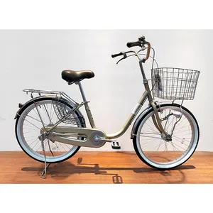 <span class=keywords><strong>Bicicleta</strong></span> Urbana para <span class=keywords><strong>Mujer</strong></span>, Venta de Fábrica, Cuadro de Acero con Suspensión Trasera, 22/24 Pulgadas, 7 Velocidades, Asiento Confortable - Product Image 1
