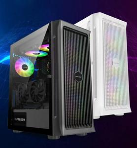 Meilleures ventes de fabricants Boîtier d'ordinateur de jeu ATX en aluminium avec tour complète pour panneau avant en maille - Product Image 3
