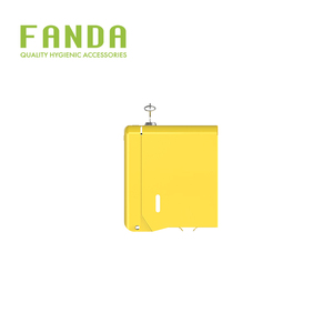 Distributeur d'essuie-mains en papier à rouleaux multiples en métal jaune Fanda avec serrure pour hôtels de luxe fabriqués à Taiwan - Product Image 4