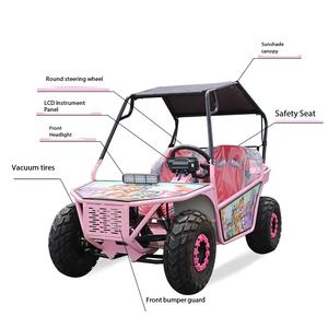 Kart électrique tout-terrain parent-enfant 1000W à transmission par arbre, quatre roues, pour plage et extérieur - Product Image 3