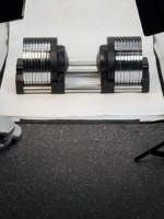 Haltères ajustables de 1 kg, chromés, poids libres, équipement de musculation pour la salle de sport