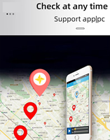 Traceur GPS Lora 4G solaire étanche 20000 mAh avec LBS, garantie 1 an, gestion de flotte logistique, application PC/iOS, antivol