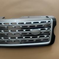 LR055881 Grille de pare-chocs avant argentée avec garniture chromée de haute qualité Remplacement OE pour Land Rover Range Rover Vogue 2014-2017