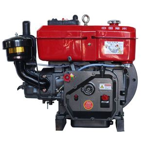 Moteur diesel monocylindre 4 temps à démarrage électrique, refroidi par eau, avec moteur professionnel - Product Image 4