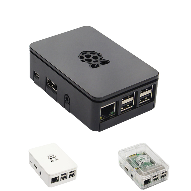 Raspberry Pi 3 Model B+ ABS Case Black Transparent White Plastic Box Cover Shell Compatible Raspberry Pi 3Model B + Plus