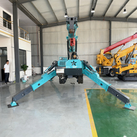 Vente directe usine Yitaiwei Mini-grue araignée diesel à flèche télescopique de 5 tonnes, hauteur de levage 16,8 m, faible consommation de carburant