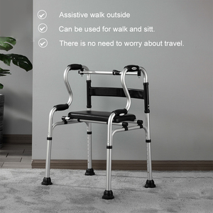 <span class=keywords><strong>Andador</strong></span> de <span class=keywords><strong>aluminio</strong></span> personalizado de fábrica para caminar, <span class=keywords><strong>andador</strong></span> de rodillos ligero plegable para terapia de Rehabilitación de Discapacitados - Product Image 4