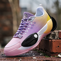 Chaussures de basket respirantes pour hommes avec logo et badge personnalisés, baskets de sport décontractées en maille tendance