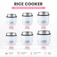 Cuisinière à riz électrique domestique 1,5L-6L avec panier vapeur et cuve intérieure antiadhésive épaissie