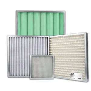 Filtro de polvo OEM reutilizable lavable de tamaño personalizado G3 G4 Merv8 filtro de aire desechable prefiltro plisado para CA/HVAC