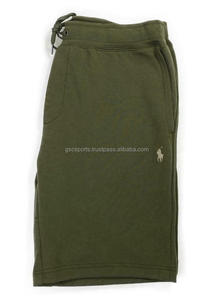 Short en coton mélangé pour hommes, Double tricot pour hommes, vêtement athlétique, décontracté, confortable, doux, design personnalisé avec broderie - Product Image 3