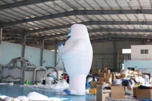 Bumble l'homme de neige abominable gonflable, bonhomme de neige gonflable géant pour la publicité - Product Image 5