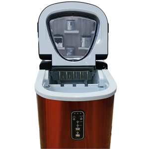 Machine à glaçons automatique électrique SR&T 26lbs/jour pour camping-cars, restaurants en plein air et usage domestique - Contrôlée par application - Product Image 1