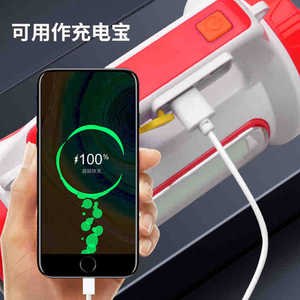 Lanterne LED portable d'extérieur avec panneau solaire et fonction de chargeur de batterie, rechargeable par USB - Product Image 1