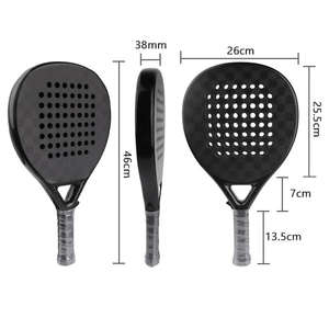 Raquette de <span class=keywords><strong>padel</strong></span> en fibre de carbone de qualité supérieure, nouvelle raquette de sport de plein air personnalisée en usine, noyau en EVA - Product Image 3