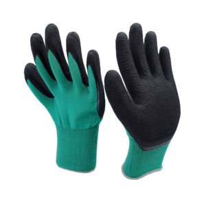 قفازات صناعية مطلية بمادة اللاتكس باللون الأزرق الداكن من النايلون ، مقاومة للانزلاق ، قفازات إنشاءات مقاومة للزيت ، 13 جم - Product Image 2