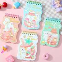 Étudiant stationnaire Kawaii chat dessin animé pliant bloc-notes poche bloc-notes ensemble de notes autocollantes