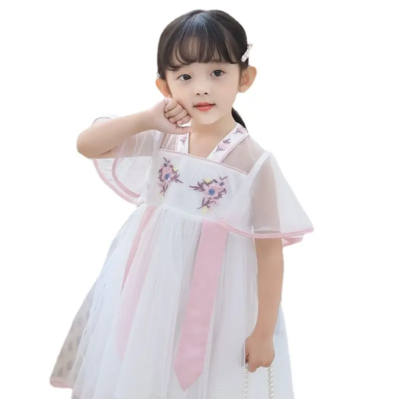 Hanfu baju Anak laki-laki dan perempuan, baju Vestido tradisional Tiongkok, kostum peri Anak perempuan, Hanfu untuk anak-anak